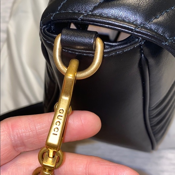 Gucci Marmont Top Handle Shoulder Bag, size small - Picture 6 of 8